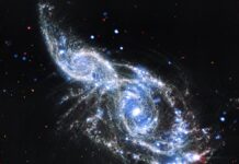 Зіткнення галактик, зафіксоване дивовижними деталями телескопами NASA